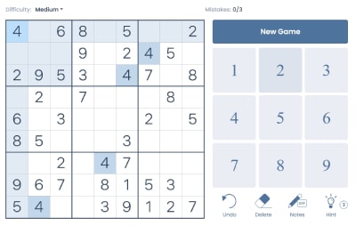 Sudoku banner